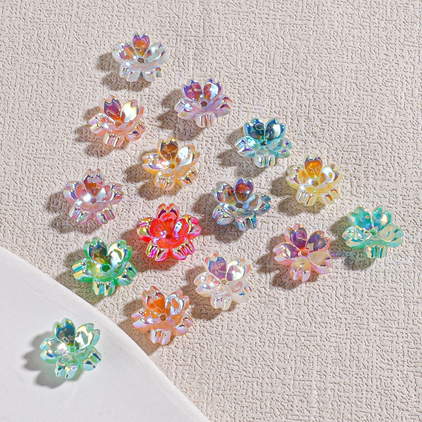 Cherry Blossom Transparent Beaded Hanging Chain Spacer Accessories