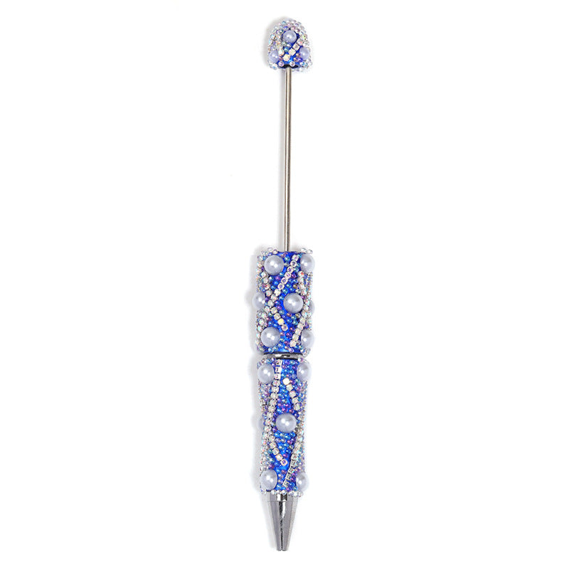 Shiny Bubble Beaded Pen With Diamond