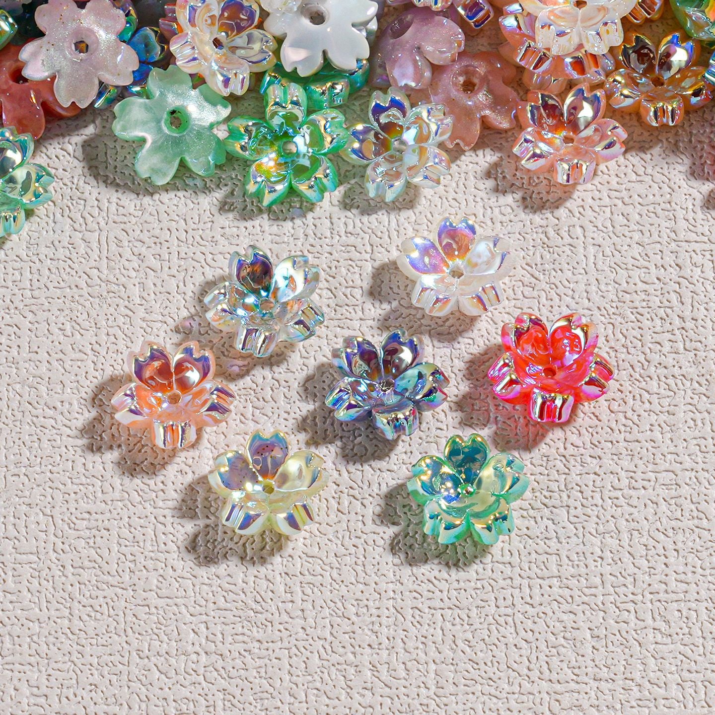 Cherry Blossom Transparent Beaded Hanging Chain Spacer Accessories